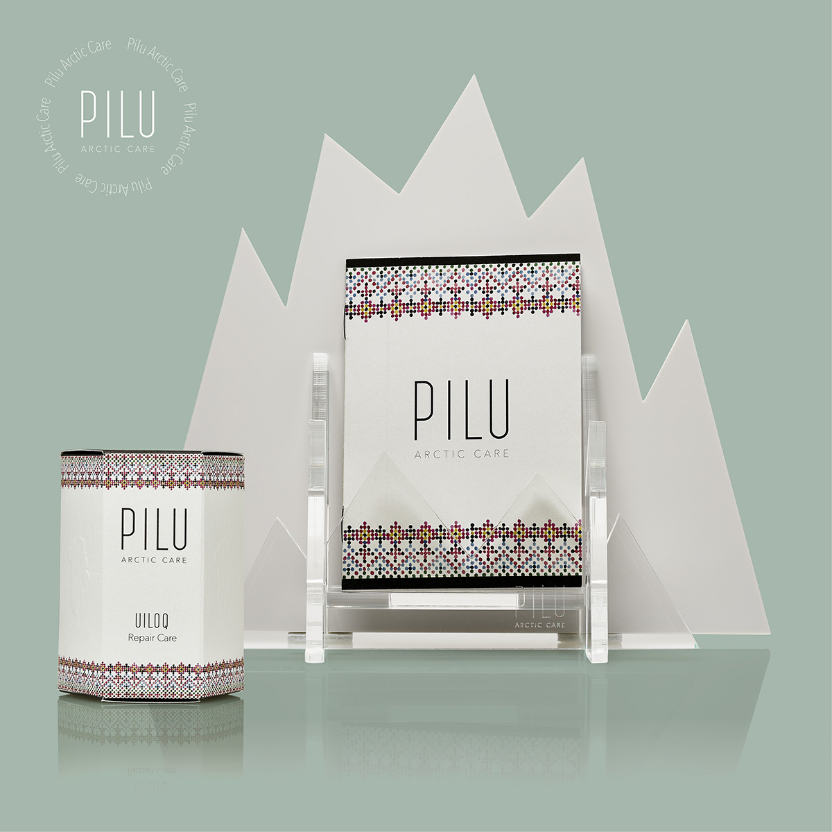 Pilu Arctic Care grafisk design og emballagedesign af Ann Christina Lykke
