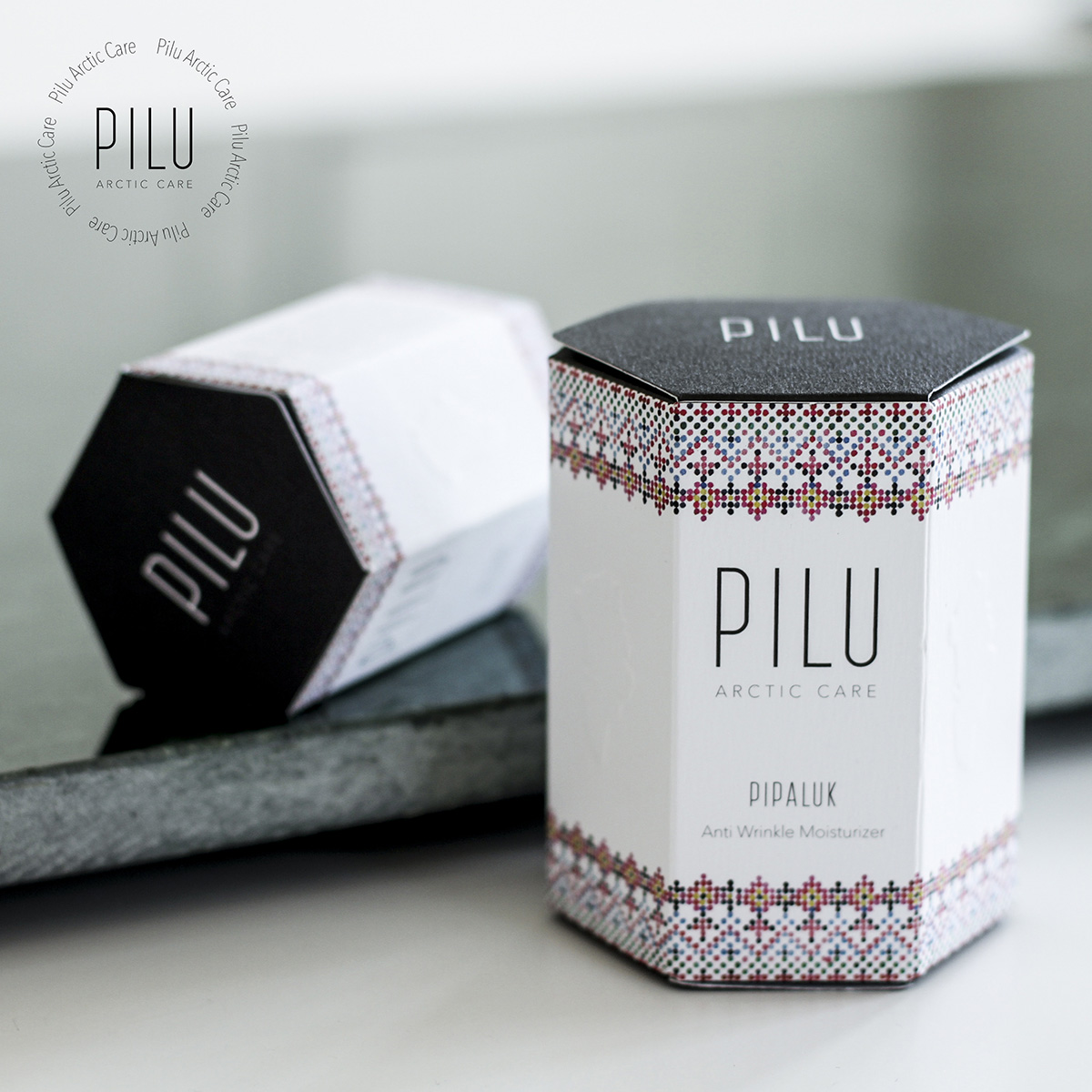 Pilu Arctic Care cremer – grafisk design og emballagedesign af Ann Christina Lykke ved A FAIR AGENCY
